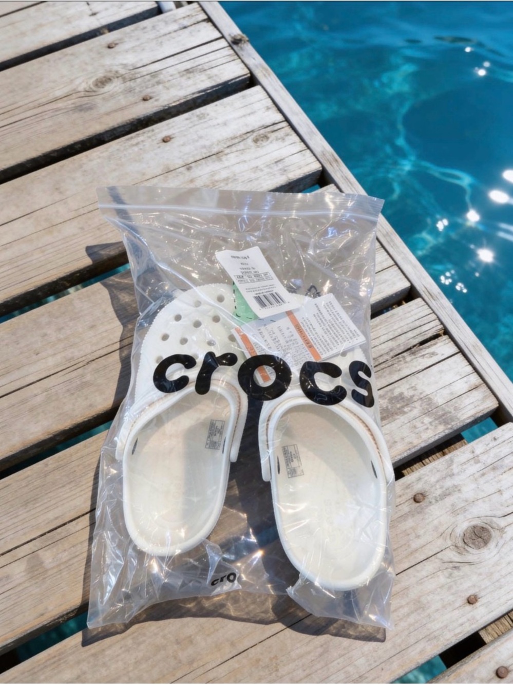 CROCS White Classic Clog